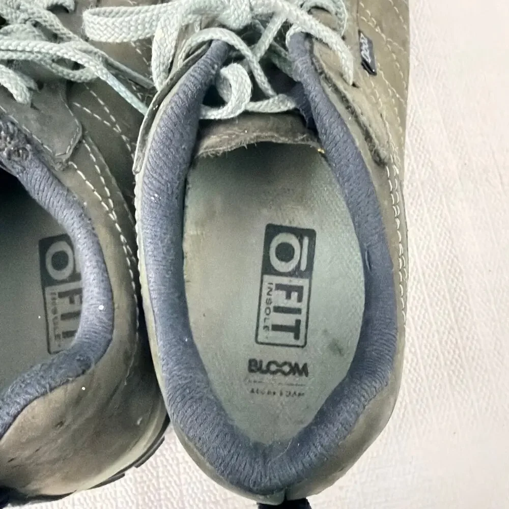 Oboz Bozeman Low Shoes Women’s Size 10.5 Leather Hiking Trail Gray